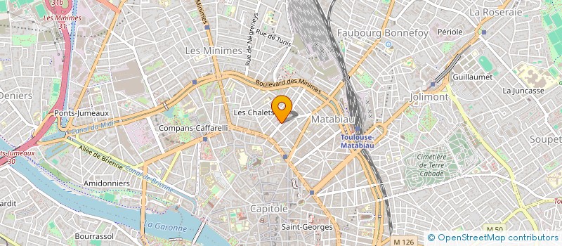 localisation de l'entreprise SCI MARLINE à TOULOUSE