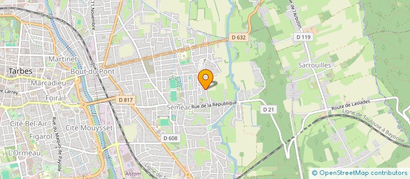 localisation de l'entreprise SCI MARLINE  SEMEAC