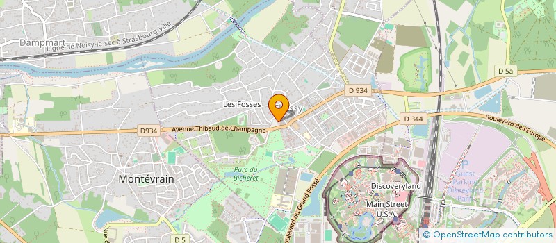 localisation de l'entreprise SCI MARLIPPE  CHESSY