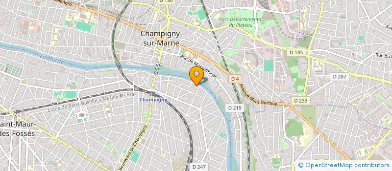 localisation de l'entreprise SCI MARLO  SAINT-MAUR-DES-FOSSES