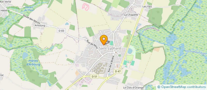 localisation de l'entreprise SCI MARLO  SAINT-LYPHARD