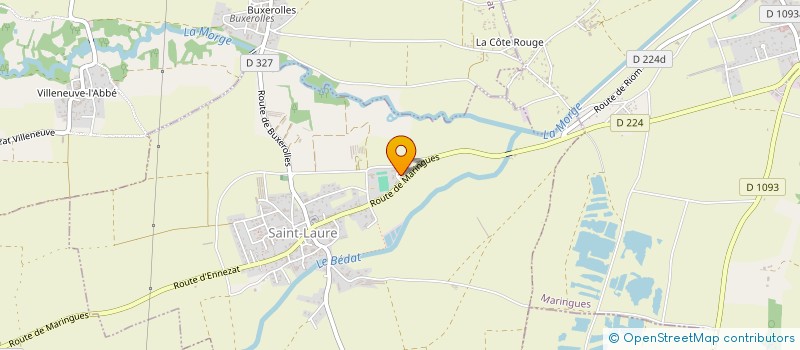 localisation de l'entreprise SCI MARLO  SAINT-LAURE