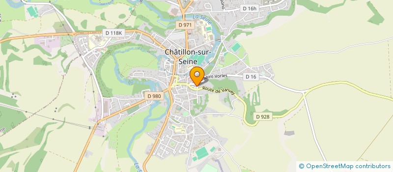 localisation de l'entreprise SCI MARLO  CHATILLON-SUR-SEINE