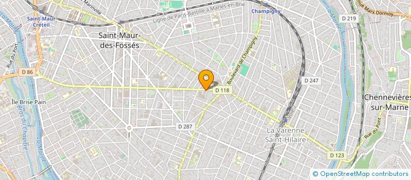 localisation de l'entreprise SCI MARLO 55 à SAINT-MAUR-DES-FOSSES