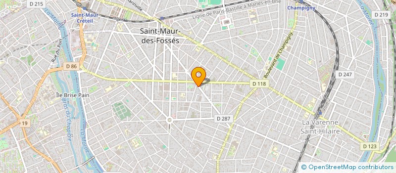 localisation de l'entreprise SCI MARLON PARADISE à SAINT-MAUR-DES-FOSSES