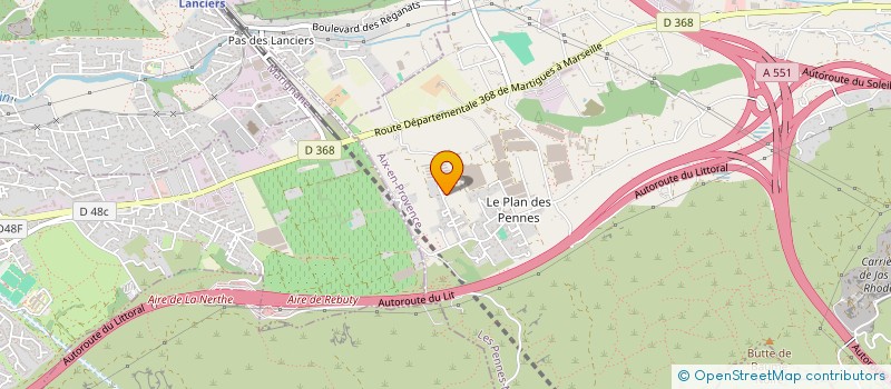 localisation de l'entreprise SCI MARLONI à LES PENNES-MIRABEAU