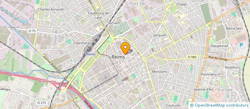 localisation de l'entreprise SCI MARLOT  REIMS