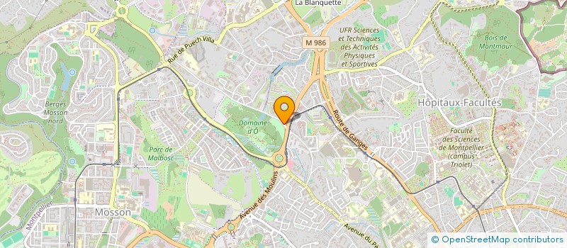 localisation de l'entreprise SCI MARLOTS à MONTPELLIER