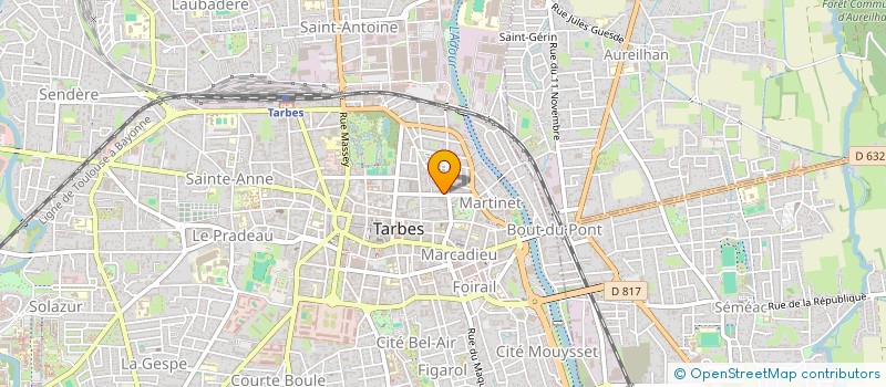 localisation de l'entreprise SCI MARLOTTE  TARBES