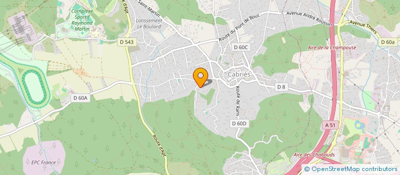 localisation de l'entreprise SCI MARLOTTE  CABRIES