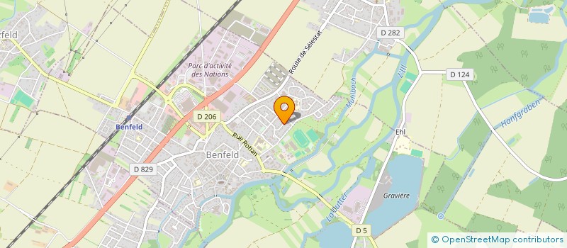 localisation de l'entreprise SCI MARLOU  BENFELD