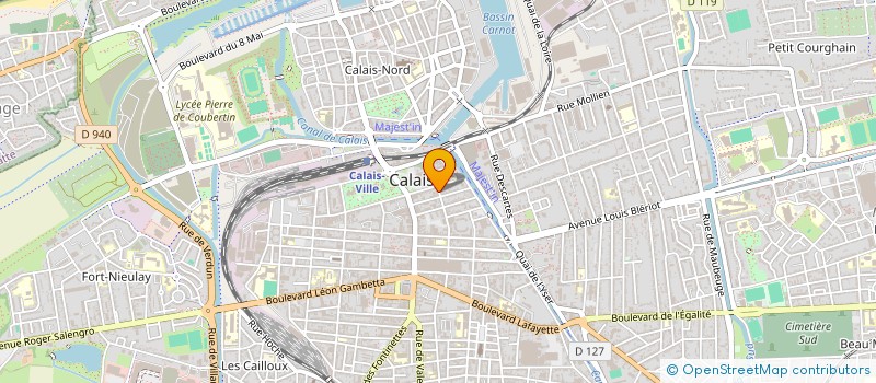 localisation de l'entreprise SCI MARLOU  CALAIS