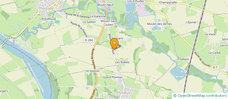 localisation de l'entreprise SCI MARLOU à SAINT-DIDIER-SUR-CHALARONNE