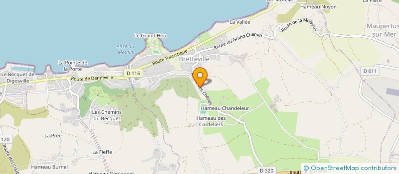 localisation de l'entreprise SCI MARLOU à BRETTEVILLE