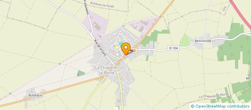 localisation de l'entreprise SCI MARLU  LA CHAPELLE-LA-REINE