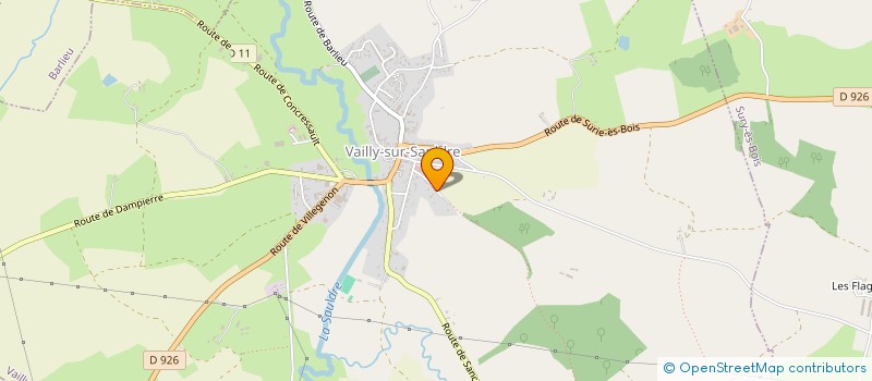 localisation de l'entreprise SCI MARLU  VAILLY-SUR-SAULDRE