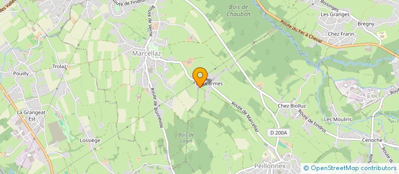 localisation de l'entreprise SCI MARLU  MARCELLAZ