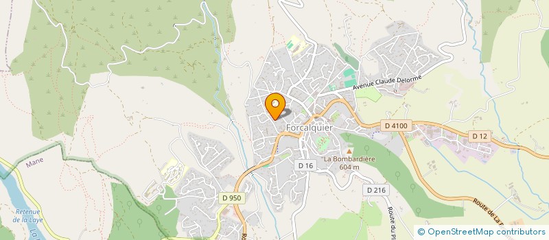 localisation de l'entreprise SCI MARLUDE à FORCALQUIER