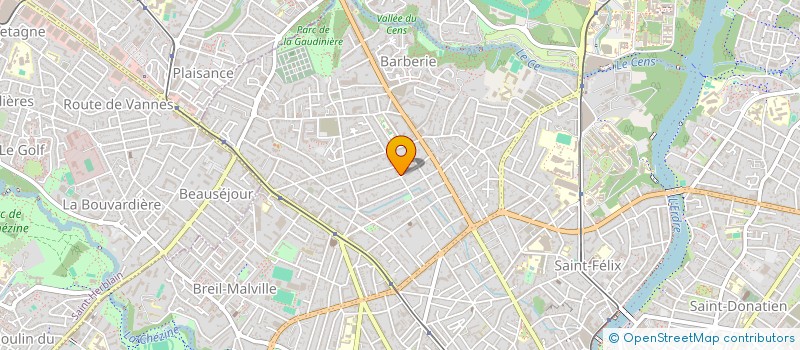 localisation de l'entreprise SCI MARLY à NANTES