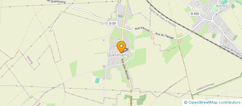 localisation de l'entreprise SCI MARLY  QUERENAING