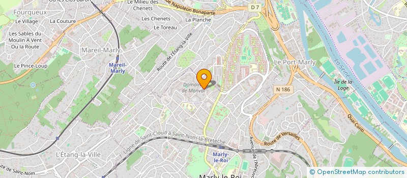 localisation de l'entreprise SCI MARLY LE ROI IMMOBILIER  MARLY-LE-ROI