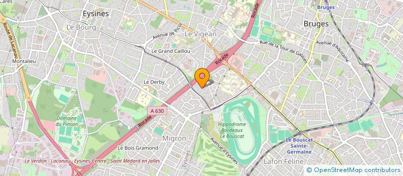 localisation de l'entreprise SCI MARLYL  EYSINES