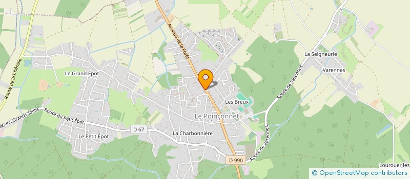 localisation de l'entreprise SCI MARLYNE à LE POINCONNET