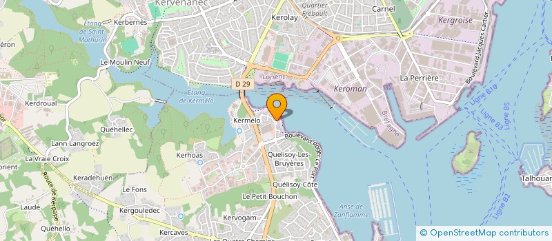 localisation de l'entreprise SCI MARLYS  LARMOR-PLAGE