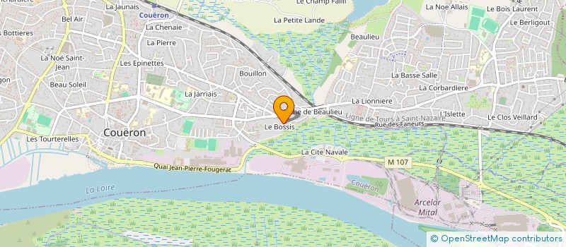 localisation de l'entreprise SCI MARLYSA à COUERON