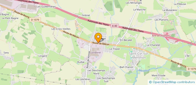 localisation de l'entreprise SCI MARM  SAINT-CYR-SUR-MENTHON