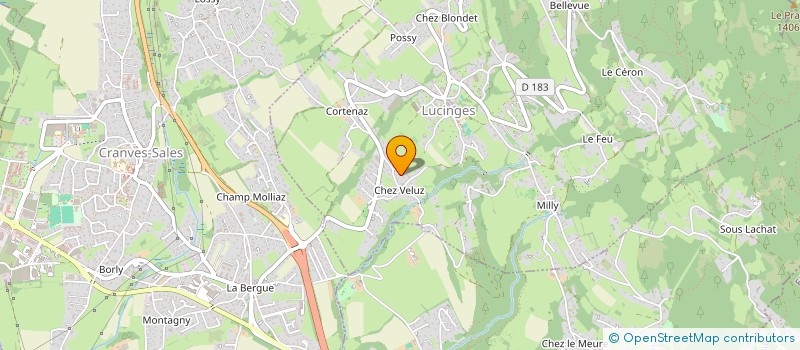 localisation de l'entreprise SCI MARMAM 2021  LUCINGES