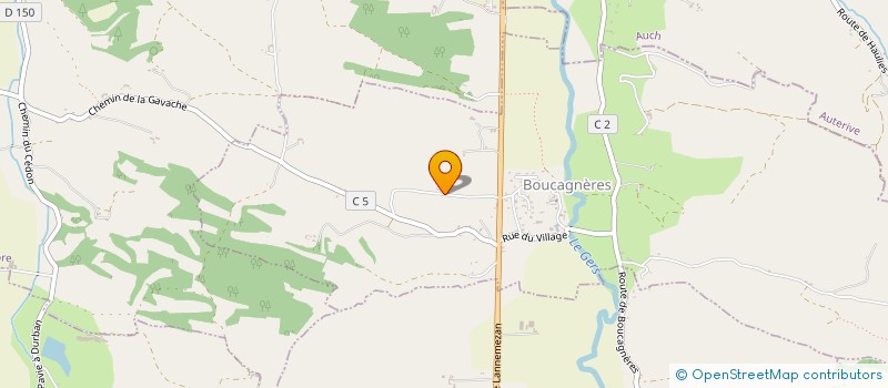 localisation de l'entreprise SCI MARMANDE 1  BOUCAGNERES