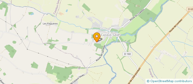 localisation de l'entreprise SCI MARMANDE  CAZAUX-SAVES