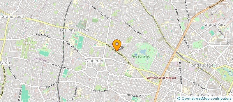 localisation de l'entreprise SCI MARMANDE  BORDEAUX