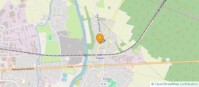 localisation de l'entreprise SCI MARMANT  TRILPORT