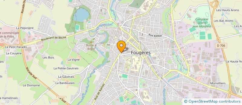 localisation de l'entreprise SCI MARMASSE  FOUGERES