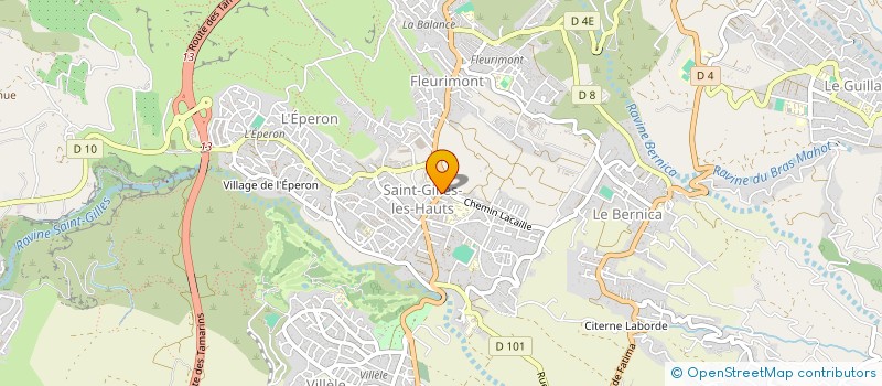localisation de l'entreprise SCI MARMAT à SAINT-PAUL