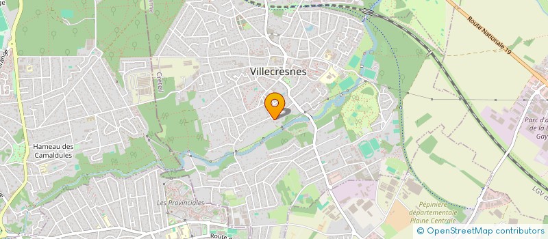 localisation de l'entreprise SCI MARMATHU  VILLECRESNES