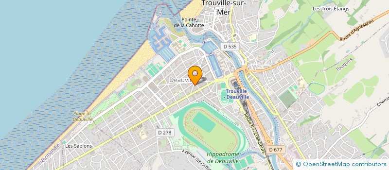 localisation de l'entreprise SCI MARMAU à DEAUVILLE