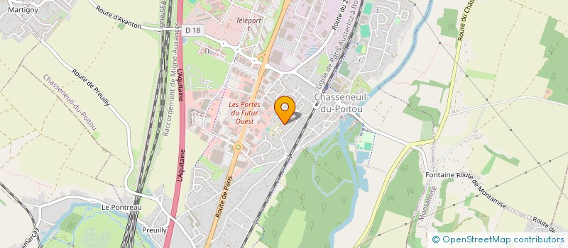 localisation de l'entreprise SCI MARMAU  CHASSENEUIL-DU-POITOU
