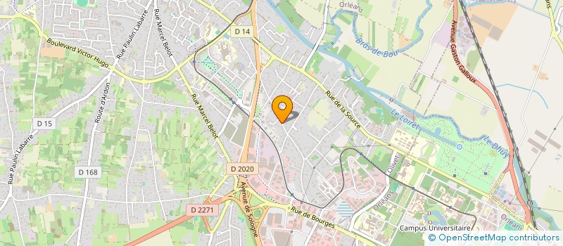localisation de l'entreprise SCI MARMIFEUX à OLIVET