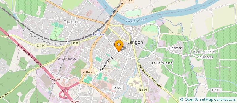 localisation de l'entreprise SCI MARMORA à LANGON
