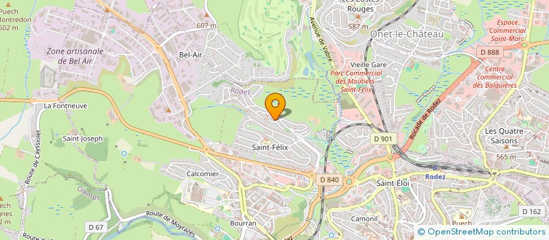 localisation de l'entreprise SCI MARMOT COMPTA  RODEZ