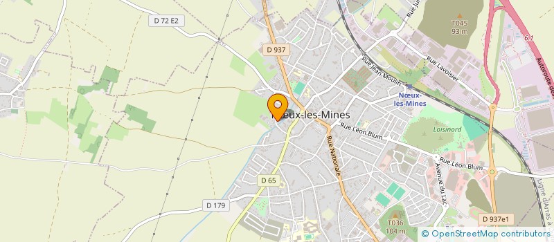 localisation de l'entreprise SCI MARMOTTAN  NOEUX LES MINES