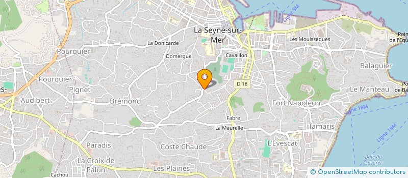 localisation de l'entreprise SCI MARMOTTE à LA SEYNE-SUR-MER
