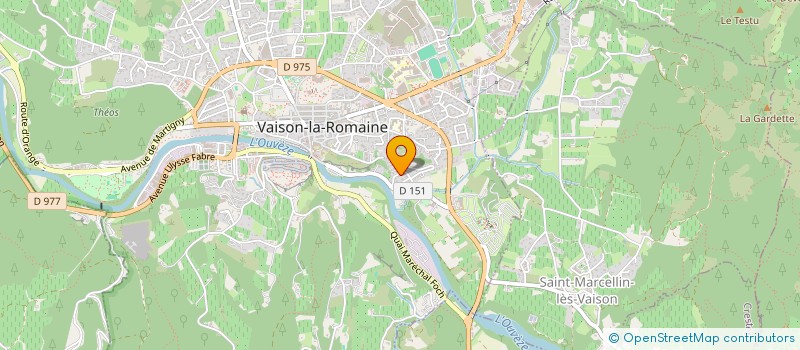 localisation de l'entreprise SCI MARMOTTE  VAISON-LA-ROMAINE