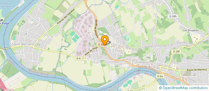 localisation de l'entreprise SCI MARMOTTES  TREVOUX