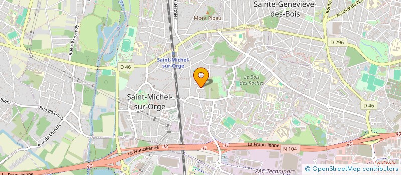 localisation de l'entreprise SCI MARMOTTES ET CIGALES  SAINT-MICHEL-SUR-ORGE