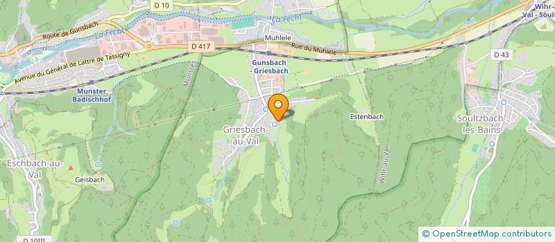 localisation de l'entreprise SCI MARMOUTIER  GRIESBACH-AU-VAL