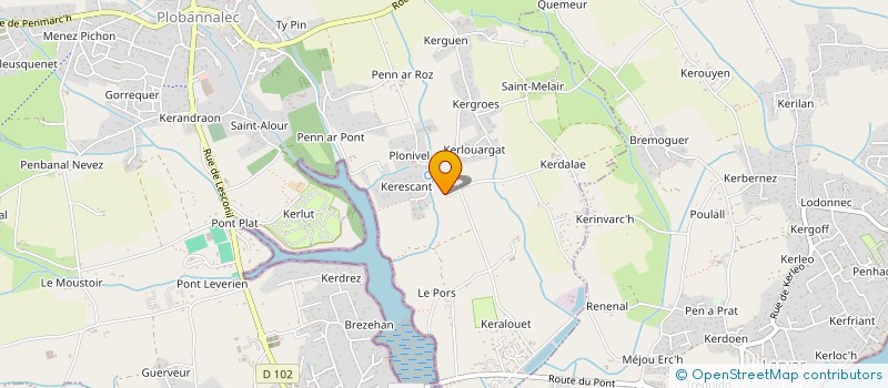 localisation de l'entreprise SCI MARNA  PLOBANNALEC-LESCONIL